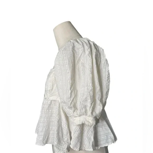 FREE PEOPLE | Leave It To Me Top in Ivory white size XS - Picture 4 of 6